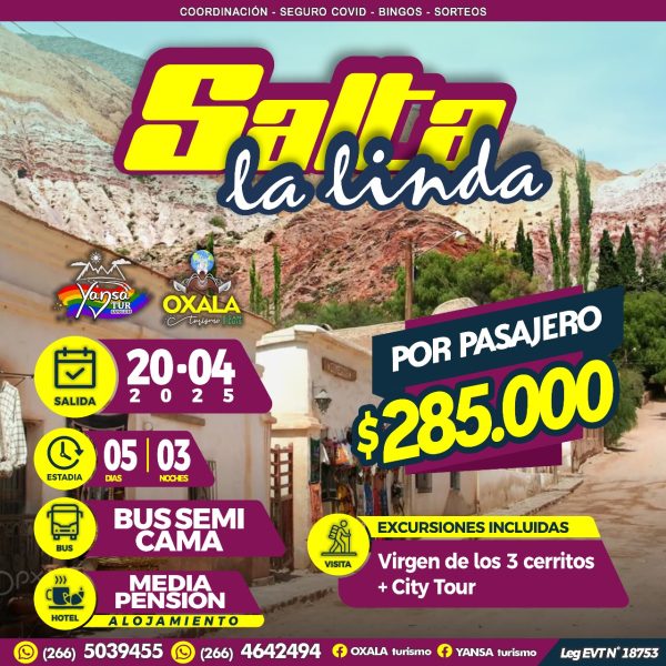 Salta la Linda – Salida Abril 2025