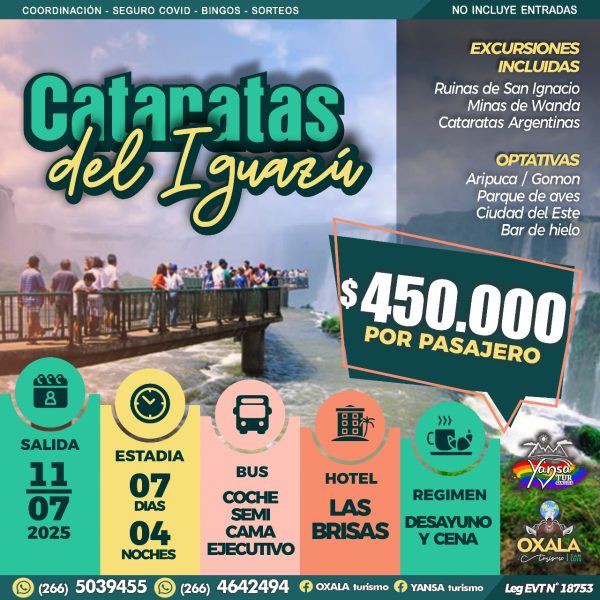 Cataratas del Iguazú – Julio 2025