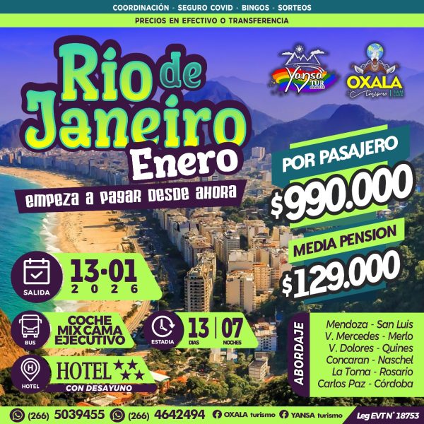 Río de Janeiro – Enero 2026